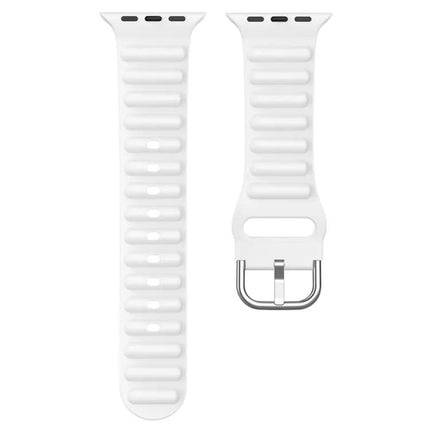 Silicone Ocean Ripple Band For Apple Watch 41mm/45mm