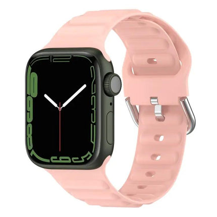 Silicone Ocean Ripple Band For Apple Watch 41mm/45mm