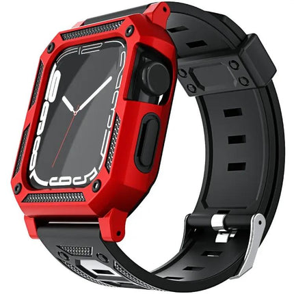 Military Silicone Band And Case For Apple Watch 41/45mm