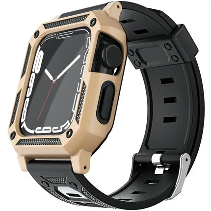 Military Silicone Band And Case For Apple Watch 41/45mm