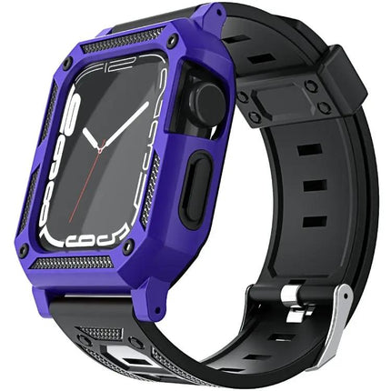 Military Silicone Band And Case For Apple Watch 41/45mm