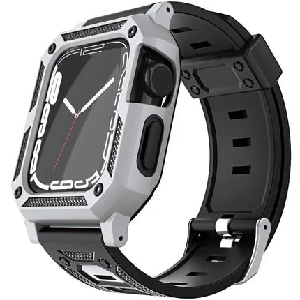 Military Silicone Band And Case For Apple Watch 41/45mm