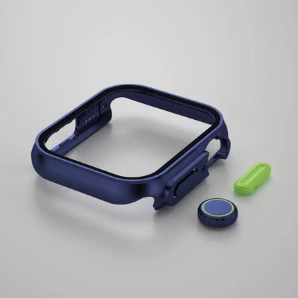 Apple Watch 45mm PC Case With Tempered Front Film Shield