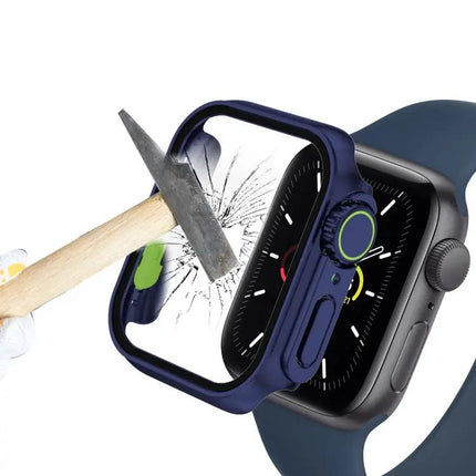 Apple Watch 45mm PC Case With Tempered Front Film Shield