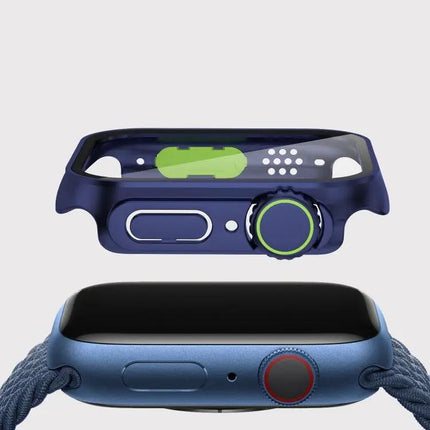 Apple Watch 45mm PC Case With Tempered Front Film Shield
