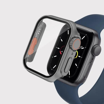 Apple Watch 45mm PC Case With Tempered Front Film Shield