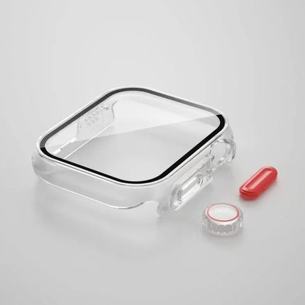 Apple Watch 45mm PC Case With Tempered Front Film Shield | SYNDMART