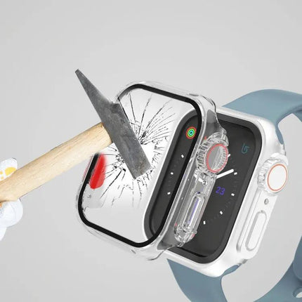 Apple Watch 45mm PC Case With Tempered Front Film Shield | SYNDMART