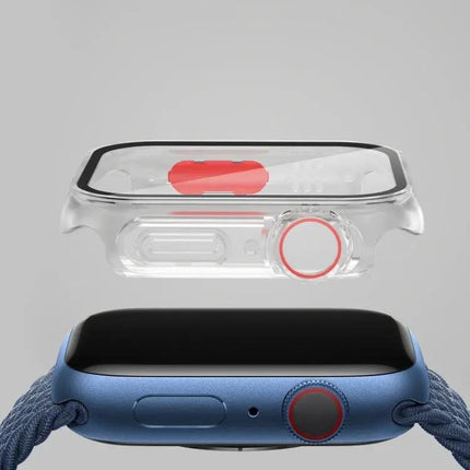 Apple Watch 45mm PC Case With Tempered Front Film Shield | SYNDMART