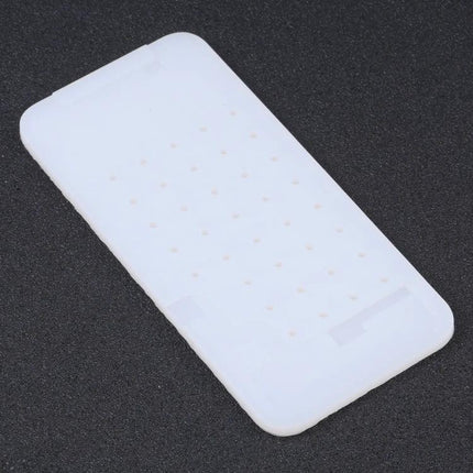 Silicone Glue Removal Pad for iPhone Repair and Maintenance - white silicone pad for safely removing adhesive during screen replacement and lamination