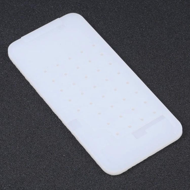 Silicone Glue Removal Pad for iPhone Repair and Maintenance - white silicone pad for safely removing adhesive during screen replacement and lamination