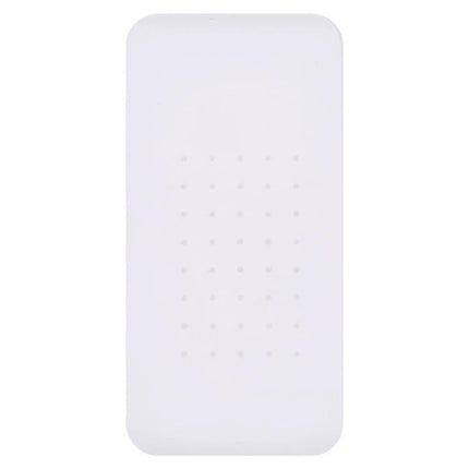 Silicone Glue Removal Pad for iPhone Repair and Maintenance white rectangular pad with textured surface for safe adhesive removal
