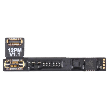 JC External Battery Repair Flex Cable for iPhone 11 and 12 Series replacement flex cable pictured for DIY battery and connector repairs