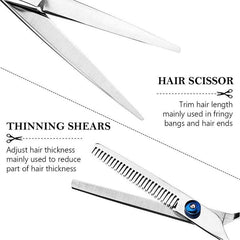 Hairdressing Scissor Kit - Professional Thinning and Cutting Shears for Stylists