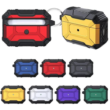 Simple Protective Cover for AirPods Pro 2 Daily Use rugged dust-proof dirt-resistant case with built-in charging port, keyring, multiple colors