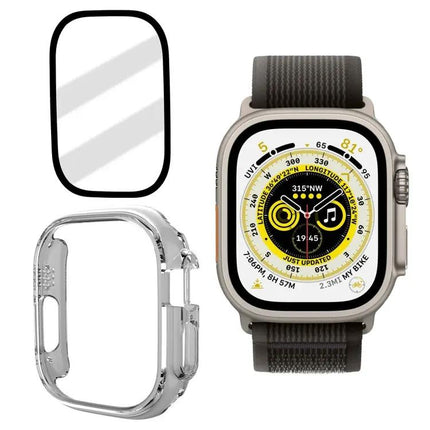 Apple Watch Ultra 49mm Frosted Tempered Glass PC Case
