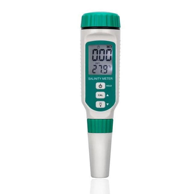 SmartSensor Handheld Digital Salinometer for Salinity Measurement - handheld salinity meter with LCD display and non-slip grip