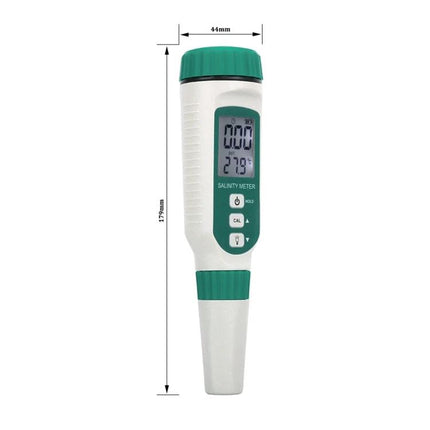 SmartSensor Handheld Digital Salinometer for Salinity Measurement handheld salinity meter with LCD display and non-slip grip