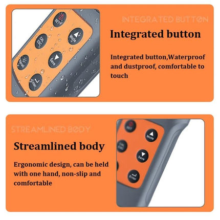 SmartSensor Portable Dissolved Oxygen Meter for Water Testing handheld device showing integrated waterproof buttons and streamlined ergonomic body