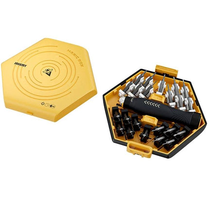 JAKEMY Multi-Function Screwdriver Tool Set with Assemblable Blocks compact hex case with handle and bits for home repairs