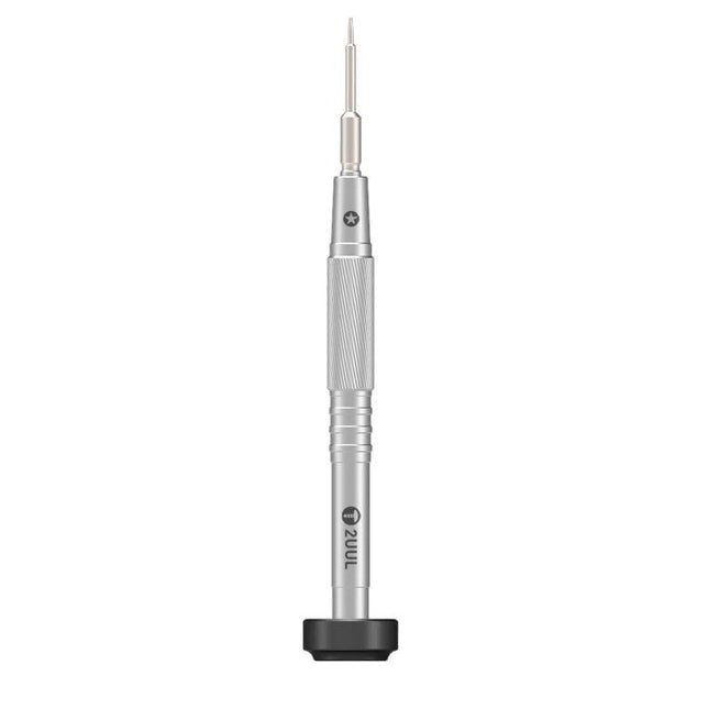 Alt Tag: 2UUL Colorful Flyshaft Screwdriver for Phone Repair Tools — silver anti-slip precision screwdriver for mobile device disassembly