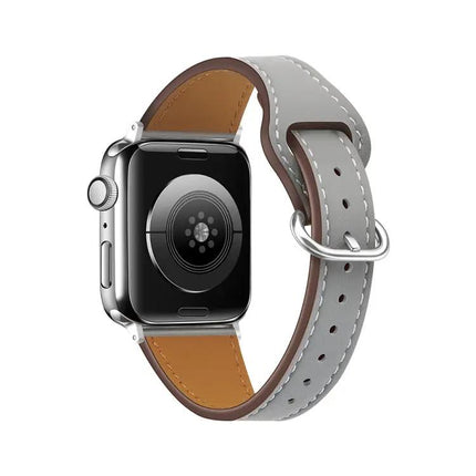 Leather Watch Band For Apple Watch Ultra 49mm 45mm 44mm