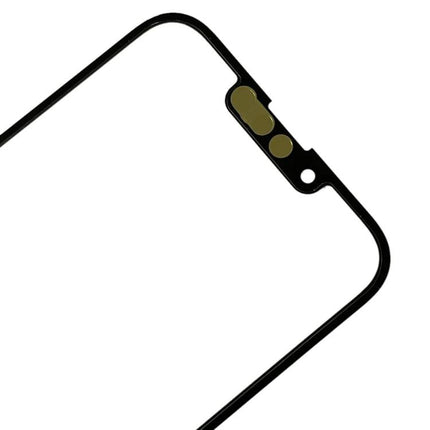 Screen Replacement for iPhone 14 to Fix Everyday Wear front glass digitizer frame showing notch area for quick testing and home repair