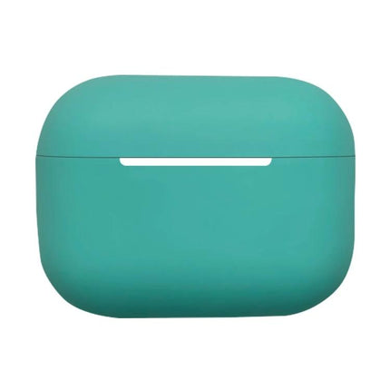 Silicone Protective Case for Everyday Earphone Use in teal, slim snug-fit silicone cover that allows charging without removal