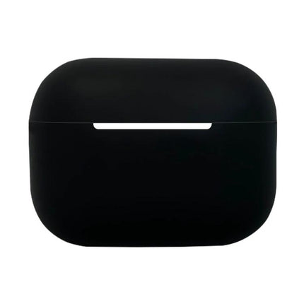 Silicone Protective Case for Everyday Earphone Use - slim black silicone case that protects earphones, allows charging without removal