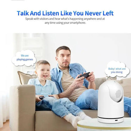 SriHome Wireless Pan-Tilt Camera for Indoor Security Monitoring