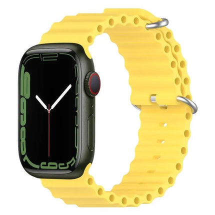 Ocean Silicone Apple Watch Band 38/40/41/42mm Adjustable