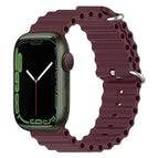 For Apple Watch Series 8&7 41mm / Wine Red