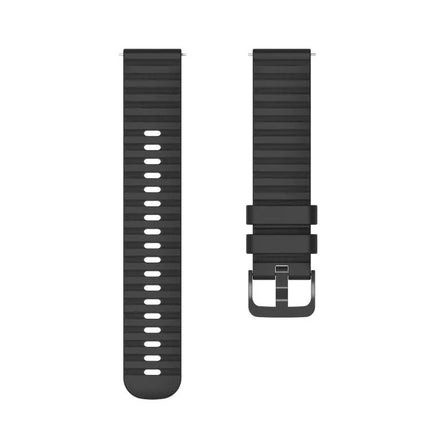 Silicone Wave Pockmark Watch Band Universal 20mm 22mm