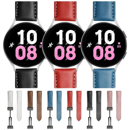 Samsung Galaxy Watch5 Genuine Leather Band 40mm/44mm Black