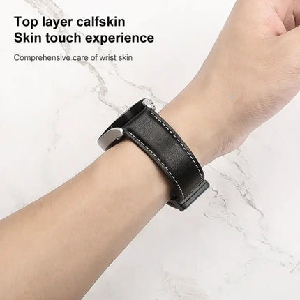 Samsung Galaxy Watch5 Genuine Leather Band 40mm/44mm Black