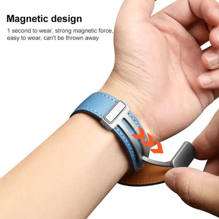 Samsung Galaxy Watch5 Genuine Leather Band 40mm/44mm Black