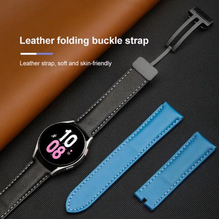 Samsung Galaxy Watch5 Genuine Leather Band 40mm/44mm Black