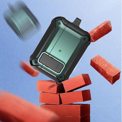 Protective Silicone Case for Everyday Earbud Travel and Daily Use shown in green rugged drop-resistant design protecting earbuds during commute and travel