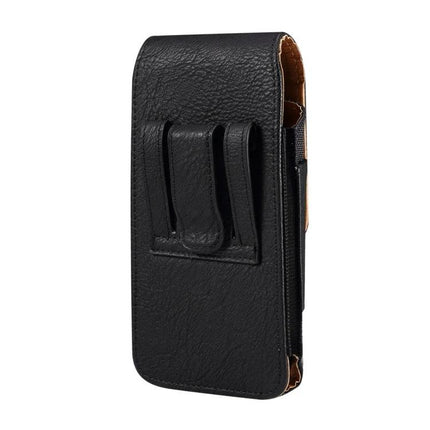 Nylon Oxford Waist Bag for Phones Up to 7 Inches with magnetic closure and belt clip for hands-free carrying