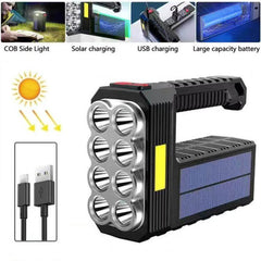 Ultra-High Output Solar & USB Rechargeable Waterproof LED Lantern for Outdoor Adventures