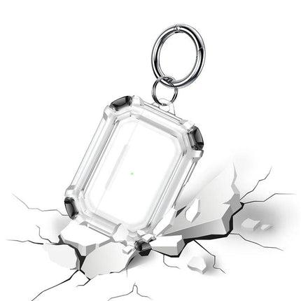 Stylish Protective Case for Your Earphones in Daily Use - clear shockproof keyring case protecting earphones from scratches and minor impacts