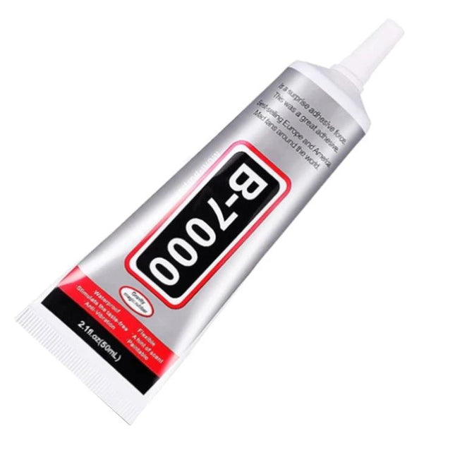 B-7000 Multi-Purpose Adhesive Glue for Everyday Material Bonding tube of clear adhesive for repairing electronics, crafts, plastic and glass