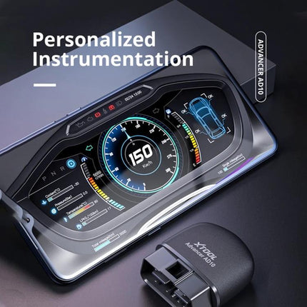 BFN Diagnostic Tool for Daily Vehicle Checks and Repairs shown with OBD2 adapter and smartphone dashboard display