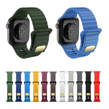 Breathable Silicone Replacement Bands Compatible Apple Watch