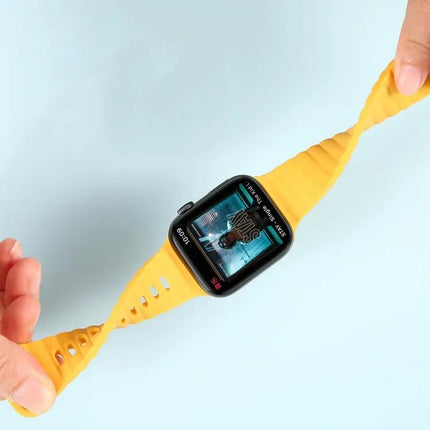 Breathable Silicone Replacement Bands Compatible Apple Watch
