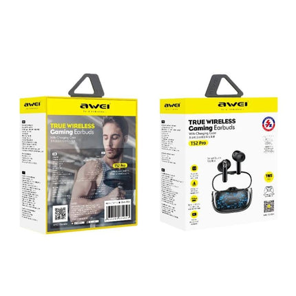 Awei True Wireless Earbuds With Starry Case For Commuting compact gaming earbuds with patterned starry charging case