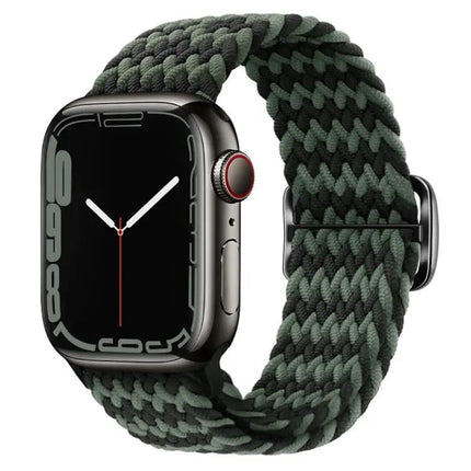 Braided Nylon Buckle Watch Band 22mm For Apple Watch
