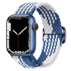 For Apple Watch Ultra 49mm / Series 8&7 45mm / SE 2&6&SE&5&4 44mm / 3&2&1 42mm / Blue White