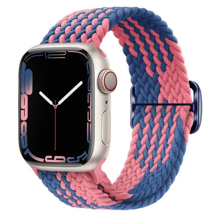 Braided Nylon Buckle Watch Band 22mm For Apple Watch