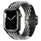 For Apple Watch Ultra 49mm / Series 8&7 45mm / SE 2&6&SE&5&4 44mm / 3&2&1 42mm / Black Chocolate